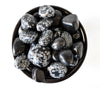 Snowflake Obsidian Tumbled Crystals (Alignment With The Higher Self and Channeling)