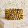 Yellow Heated Tiger Cats Eye Bracelet (Prosperity and Creativity)