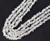 Clear Quartz Chip Beads Necklace, Crystal Uncut Beads