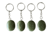 Green Aventurine Key Chain, Gemstone Keychain Crystal Key Ring (Attraction and Cleansing)