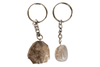 Smokey Quartz Key Chain, Gemstone Keychain Crystal Key Ring (Purification and Grounding)