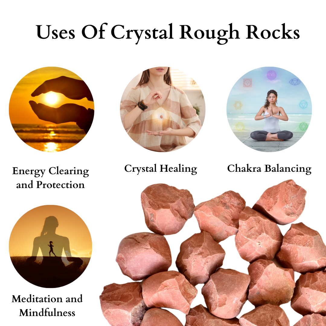 Howlite Rough Rocks (Strength and Stress Relief)