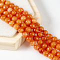 Natural Carnelian Dyed Faceted Gemstone Beads