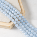 Natural Aquamarine Dyed Faceted Gemstone Beads