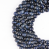 Cuentas redondas de 6 mm, 8 mm, 10 mm, 12 mm de grado AAA de ojo de tigre azul 