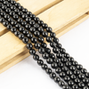 Black Tourmaline Faceted Beads, Crystal Beads for Jewelry.