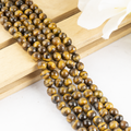 Tiger eye Faceted Beads, Crystal Beads for Jewelry.