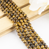 Tiger eye Faceted Beads, Crystal Beads for Jewelry.