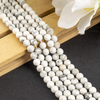 Howlite Faceted Beads, Crystal Beads for Jewelry
