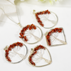 Natural Red Jasper Crystal Tree of Life Pendant |Crystal Pendant