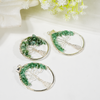 Natural Green Jade Crystal Tree of Life Pendant |Crystal Pendant
