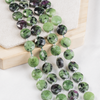 Ruby Zosite Disc Beads Crystal Healing Beads for Jewelry Making