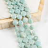 Amazonite Gemstone Disc Beads Crystal Healing Beads for Jewelry Making