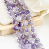 Amethyst Gemstone Disc Beads Crystal Healing Beads for Jewelry Making