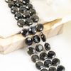 Golden Obsidian Disc Beads Crystal Healing Beads for Jewelry Making