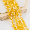 Citrine (Heated )Disc Beads Crystal Healing Beads for Jewelry Making