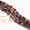 Red Tiger Eye Gemstone Pipe Bead, Crystal Healing Tube Beads.