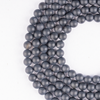 Cuentas redondas de ónix negro mate de grado AAA de 6 mm, 8 mm y 10 mm 