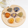 7 Chakra Heart Set ~ Curación Metafísica, Lápiz de Cristal, Sesiones de Rejilla de Cristal.
