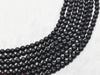 Matt Black Onyx Beads, Natural Round Crystal Beads 6mm to 10mm