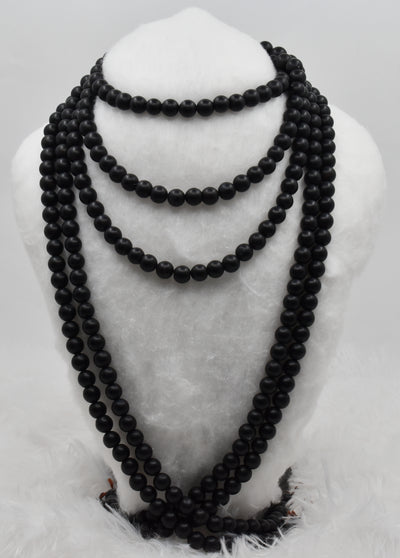 Matt Black Onyx Beads, Natural Round Crystal Beads 6mm to 10mm