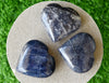 Polished Iolite Heart Crystal, 2 Inch Pocket Heart Large Puffy Crystal Heart