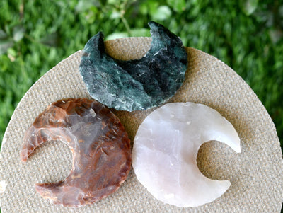 1" Fancy Jasper Moon Arrowhead Point