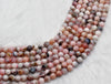 Pink Opal Beads, Natural Round Crystal Beads 6mm to 10mm