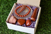 Red Jasper Crystal Gift Set For Emotional Support and Protection, Real Polished Gemstones.