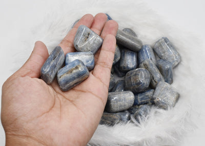 Kyanite Tumbled Stone A Grade, Cristaux Medium Tumbled, 1pc, 2,3,5 et 10pcs