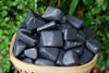 Black Shungite Tumbled Crystals (Elimination Toxins and Clarity )