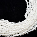 Uncut Raw White Rainbow Crystal Chip Beads for Necklace (Growth and Inspiration)