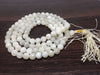 White Rainbow Moonstone Mala With 108 Prayer Beads.