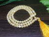 Honey Calcite Gemstone Mala, 108 Prayer Bead Mala