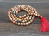 Natural Fire Agate Mala With 108 Prayer Beads Perfect For Mediation