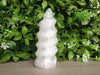 Polished Selenite Spiral Point, Selenite Crystals Spiral Tower