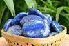 25pcs Raw Polished Oval Healing Lapis Lazuli Crystal Worry Stones